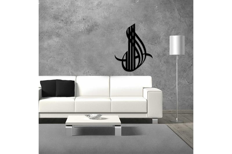 Dekorativ Väggaccessoar - Svart - Inredning & dekor - Väggdekor - Skyltar - Plåtskylt