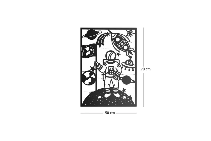 Dekorativ Väggaccessoar - Svart - Inredning & dekor - Väggdekor - Skyltar - Plåtskylt