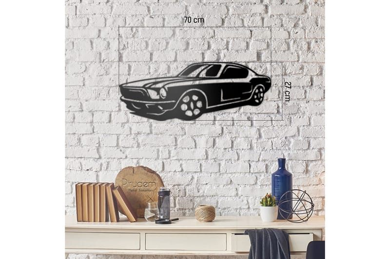 Dekorativ Väggaccessoar - Svart - Inredning & dekor - Väggdekor - Skyltar - Plåtskylt