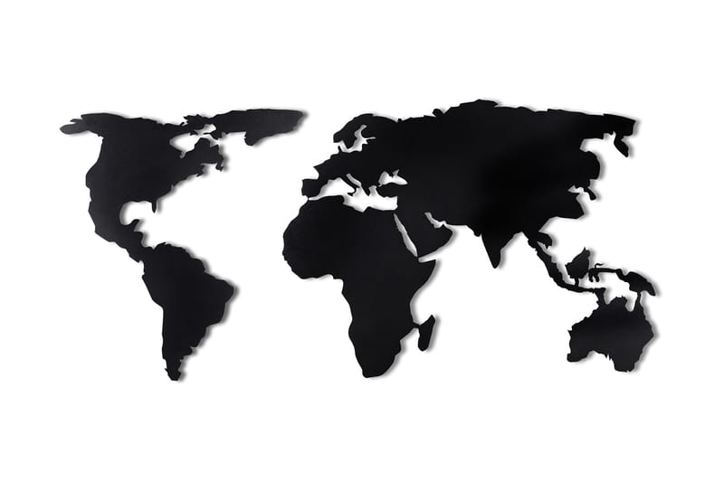 Dekorativ Väggaccessoar, Svart