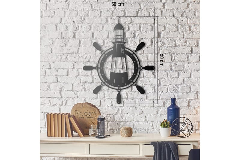 Dekorativ Väggaccessoar - Svart - Inredning & dekor - Väggdekor - Skyltar - Plåtskylt