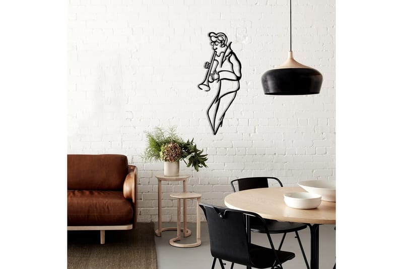 Dekorativ Väggaccessoar - Svart - Inredning & dekor - Väggdekor - Skyltar - Plåtskylt