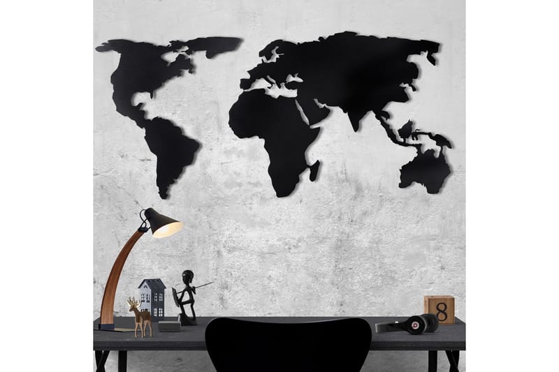 Dekorativ Väggaccessoar - Svart - Inredning & dekor - Väggdekor - Skyltar - Plåtskylt