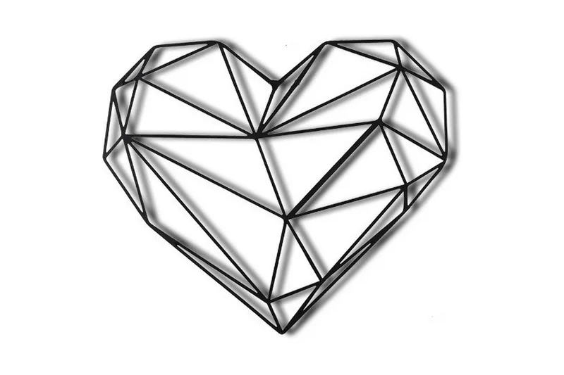 Dekorativ Väggaccessoar, Svart