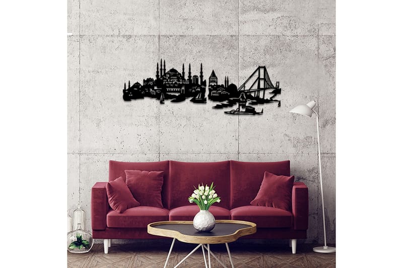 Dekorativ Väggaccessoar - Svart - Inredning & dekor - Väggdekor - Skyltar - Plåtskylt