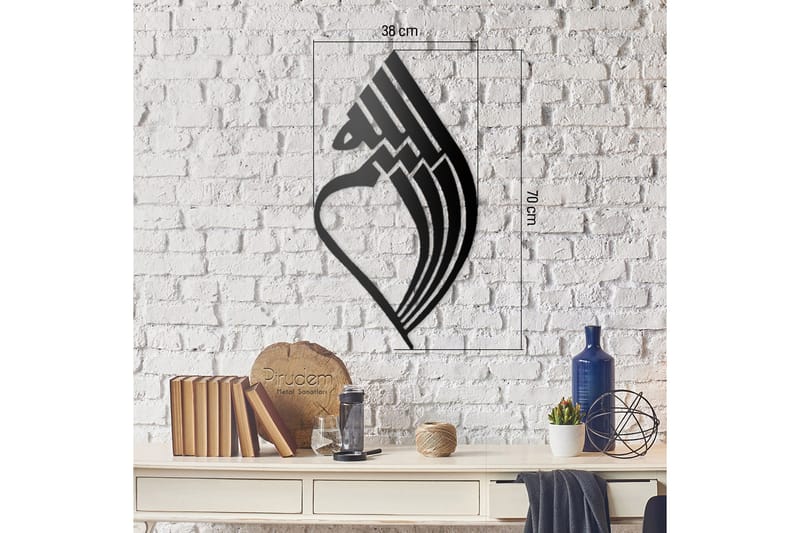 Dekorativ Väggaccessoar - Svart - Inredning & dekor - Väggdekor - Skyltar - Plåtskylt