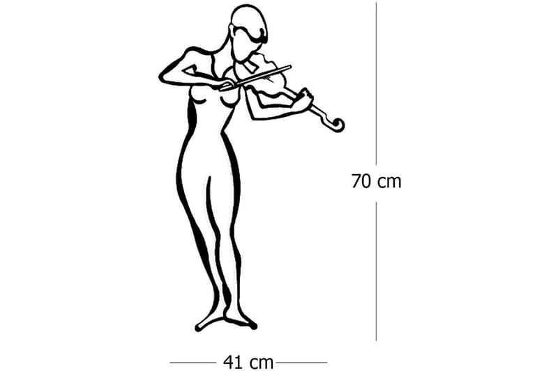 Dekorativ Väggaccessoar - Svart - Inredning & dekor - Väggdekor - Skyltar - Plåtskylt