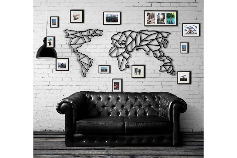 Dekorativ Väggaccessoar - Svart - Inredning & dekor - Väggdekor - Skyltar - Plåtskylt