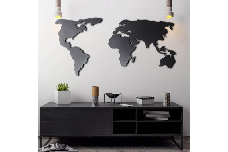 Dekorativ Väggaccessoar - Svart - Inredning & dekor - Väggdekor - Skyltar - Plåtskylt