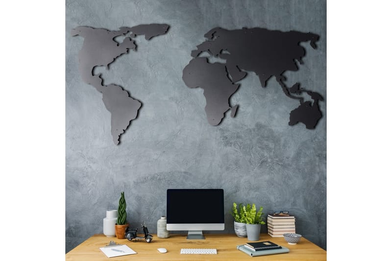 Dekorativ Väggaccessoar - Svart - Inredning & dekor - Väggdekor - Skyltar - Plåtskylt