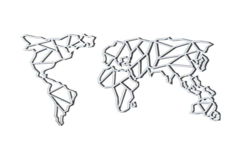 Dekorativ Väggaccessoar, Svart