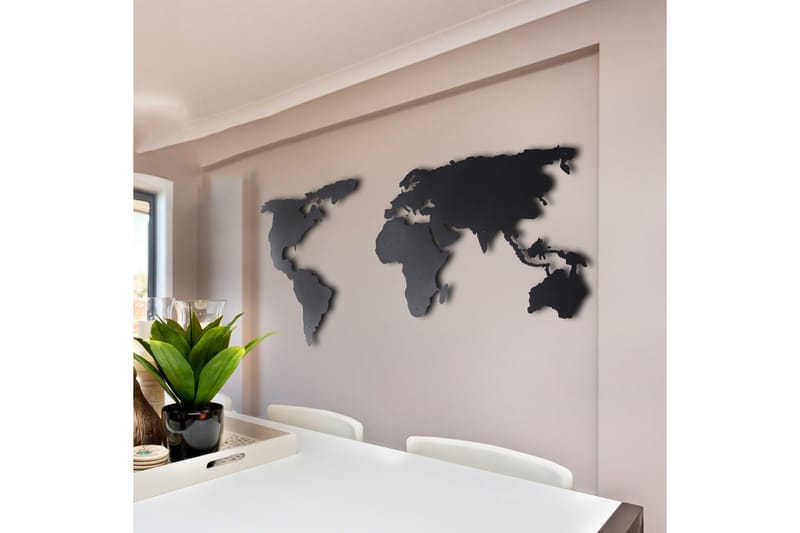 Dekorativ Väggaccessoar - Svart - Inredning & dekor - Väggdekor - Skyltar - Plåtskylt