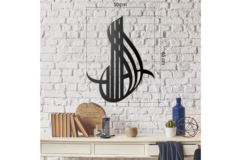 Dekorativ Väggaccessoar - Svart - Inredning & dekor - Väggdekor - Skyltar - Plåtskylt