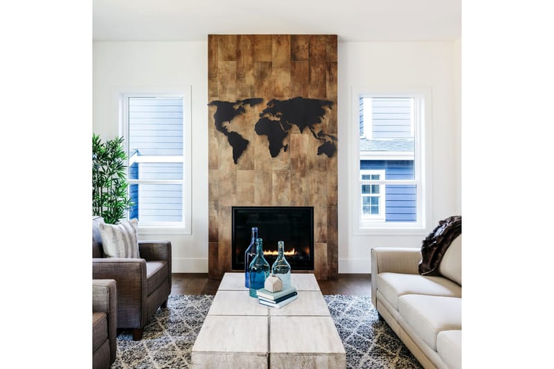 Dekorativ Väggaccessoar - Svart - Inredning & dekor - Väggdekor - Skyltar - Plåtskylt