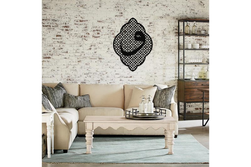 Dekorativ Väggaccessoar - Svart - Inredning & dekor - Väggdekor - Skyltar - Plåtskylt