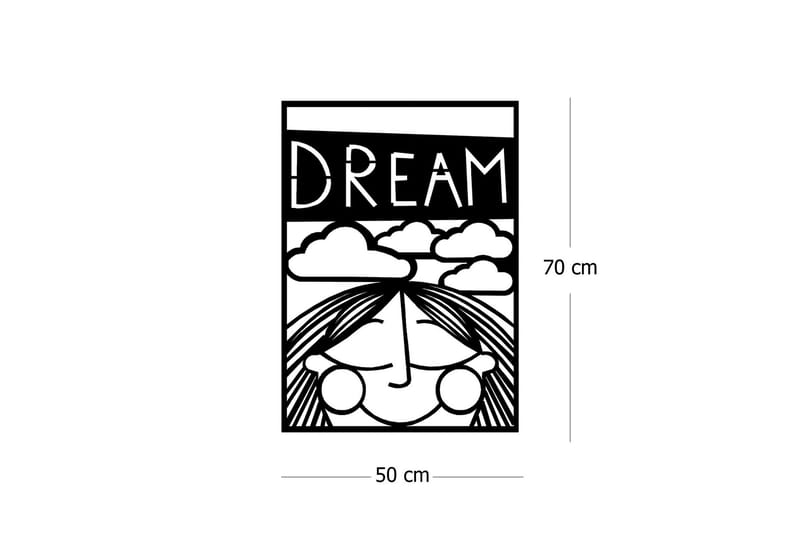 Dekorativ Väggaccessoar - Svart - Inredning & dekor - Väggdekor - Skyltar - Plåtskylt