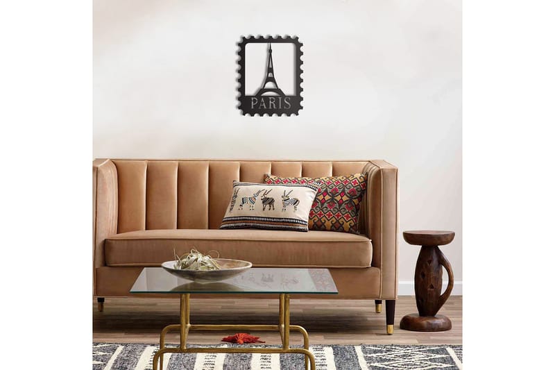 Dekorativ Väggdekor 30x37 cm - Svart - Inredning & dekor - Väggdekor - Skyltar - Plåtskylt