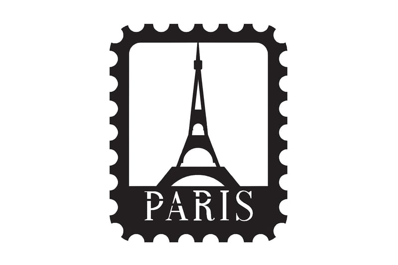 Dekorativ Väggdekor 30x37 cm, Svart