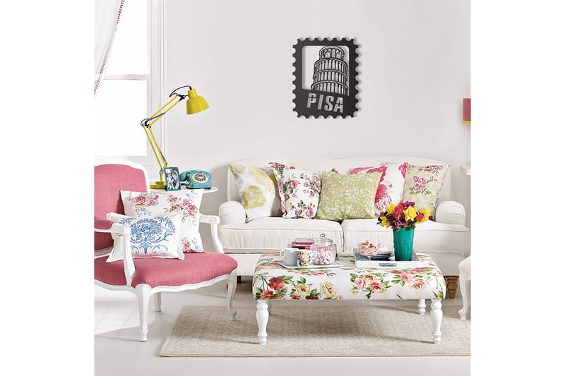 Dekorativ Väggdekor 30x37 cm - Svart - Inredning & dekor - Väggdekor - Skyltar - Plåtskylt