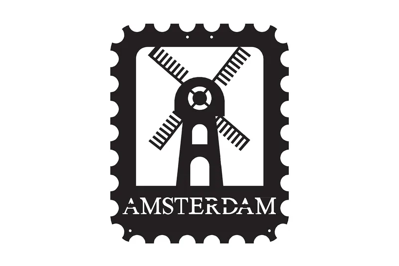 Dekorativ Väggdekor 30x37 cm, Svart