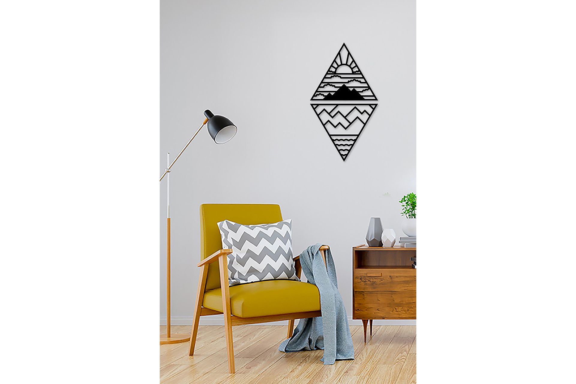 DEKORATIV VÄGGDEKOR 30x70 cm Svart - Inredning & dekor - Väggdekor - Skyltar - Plåtskylt