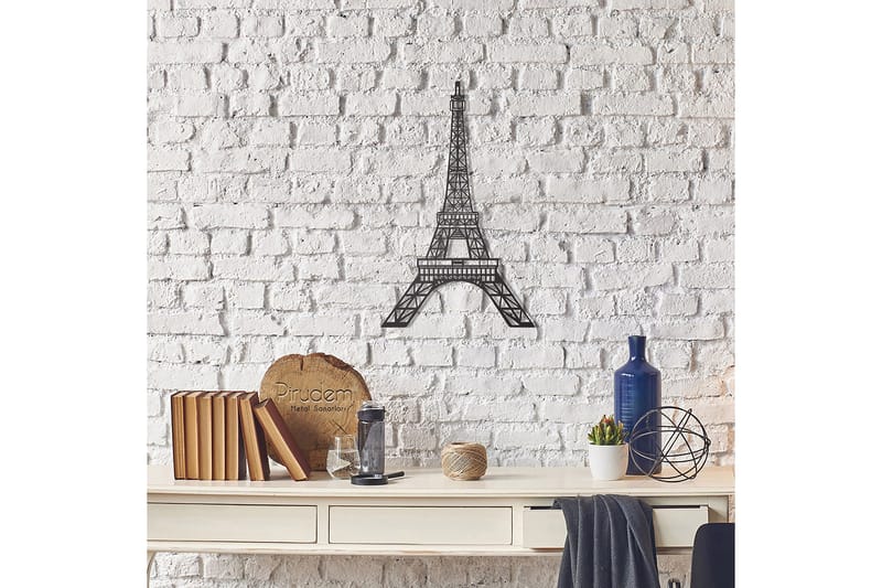 Dekorativ Väggdekor 44x70 cm - Svart - Inredning & dekor - Väggdekor - Skyltar - Plåtskylt