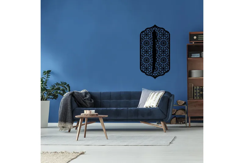 Dekorativ Väggdekor 50x68 cm - Svart - Inredning & dekor - Väggdekor - Skyltar - Plåtskylt