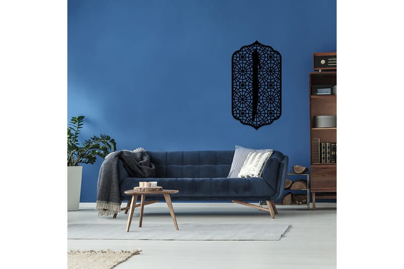Dekorativ Väggdekor 50x68 cm - Svart - Inredning & dekor - Väggdekor - Skyltar - Plåtskylt