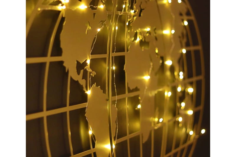 Dekorativ Väggdekor 60x120 cm - GOLD - Inredning & dekor - Väggdekor - Skyltar - Plåtskylt