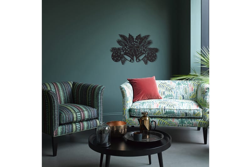 Dekorativ Väggdekor 70x42 cm - Svart - Inredning & dekor - Väggdekor - Skyltar - Plåtskylt