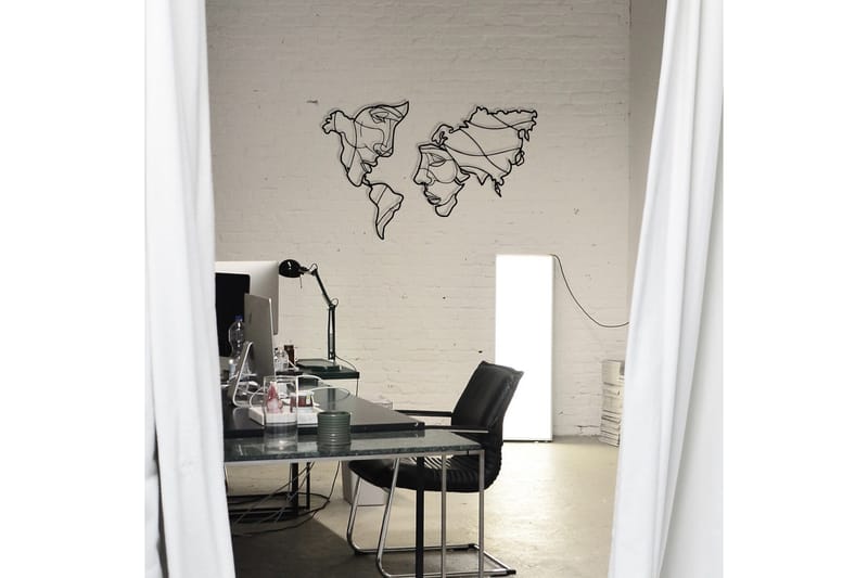 Duplicate 2 Väggdekor - Svart - Inredning & dekor - Väggdekor - Skyltar - Plåtskylt