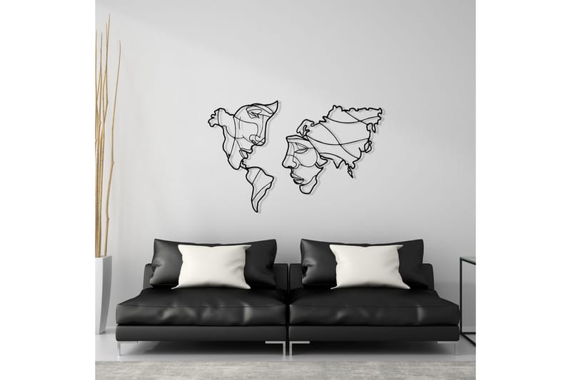 Duplicate Väggdekor - Svart - Inredning & dekor - Väggdekor - Skyltar - Plåtskylt