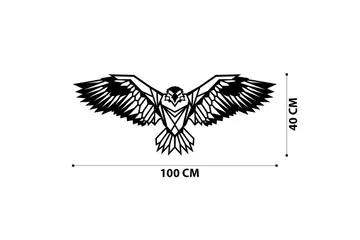 Eagle 3 Metal Decor Väggdekor - Svart - Inredning & dekor - Väggdekor - Skyltar - Plåtskylt