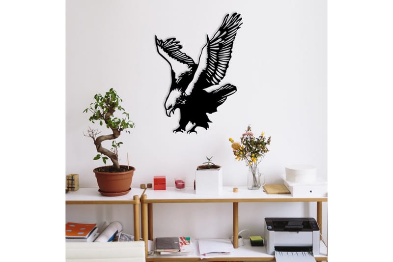 Eagle Metal Decor Väggdekor - Svart - Inredning & dekor - Väggdekor - Skyltar - Plåtskylt