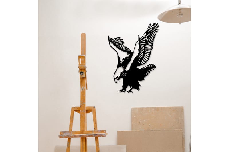 Eagle Metal Decor Väggdekor - Svart - Inredning & dekor - Väggdekor - Skyltar - Plåtskylt