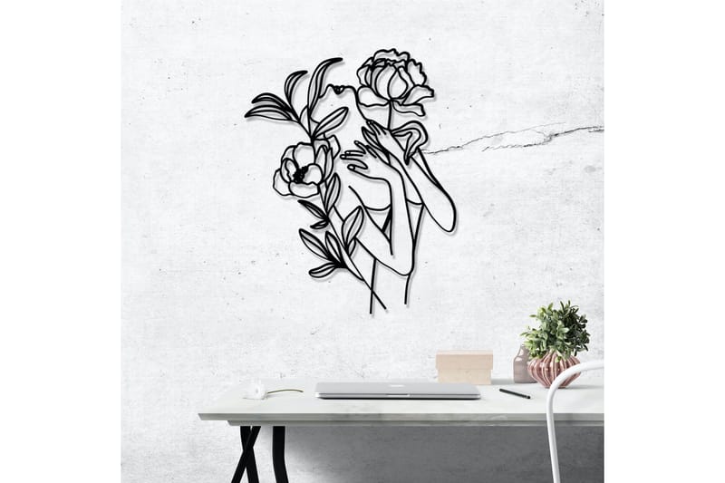 Elif Väggdekor - Svart - Inredning & dekor - Väggdekor - Skyltar - Plåtskylt