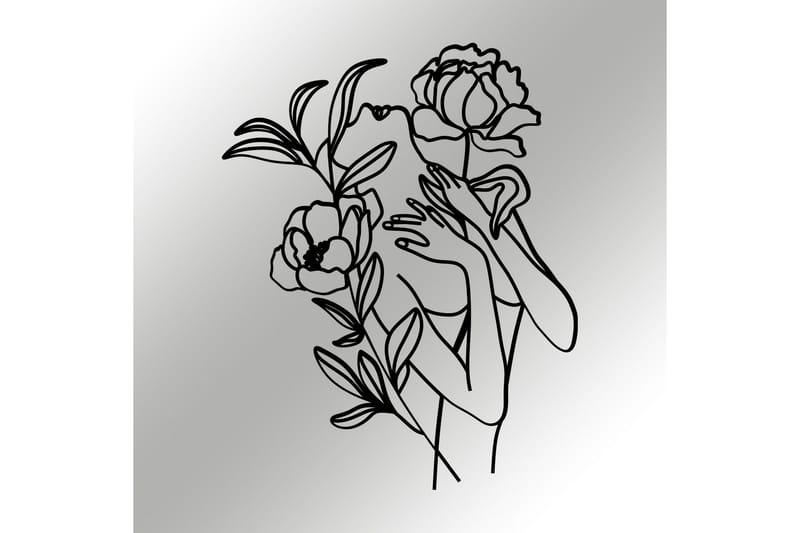 Elif Väggdekor - Svart - Inredning & dekor - Väggdekor - Skyltar - Plåtskylt