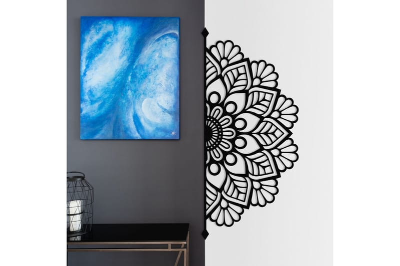 Esila Väggdekor - Svart - Inredning & dekor - Väggdekor - Skyltar - Plåtskylt