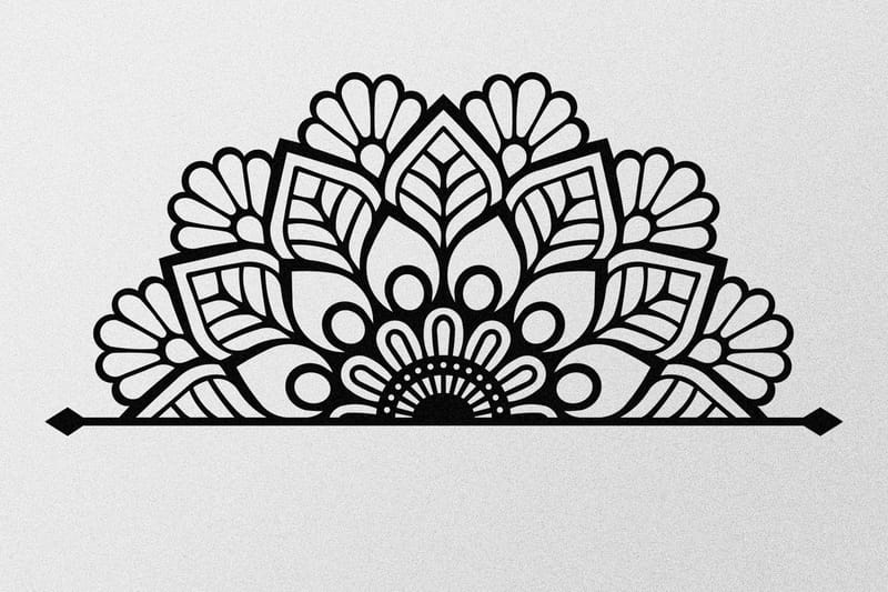 Esila Väggdekor - Svart - Inredning & dekor - Väggdekor - Skyltar - Plåtskylt