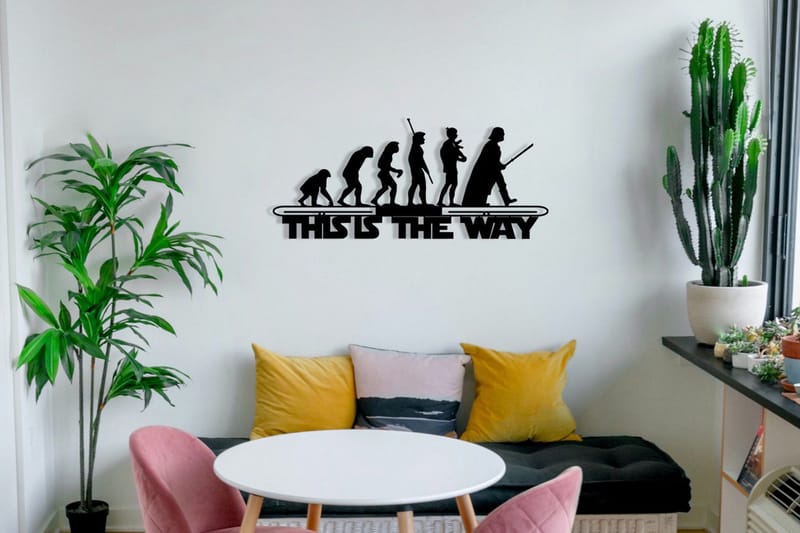 Evolution Väggdekor - Svart - Inredning & dekor - Väggdekor - Skyltar - Plåtskylt