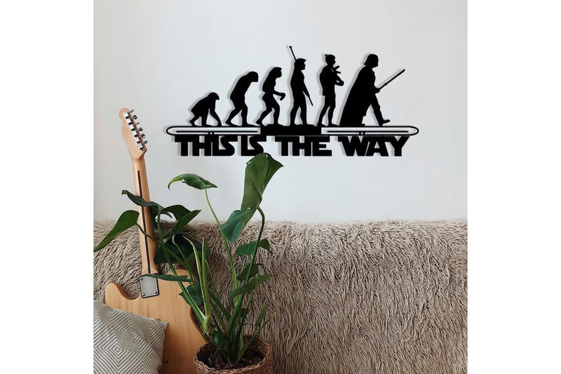 Evolution Väggdekor - Svart - Inredning & dekor - Väggdekor - Skyltar - Plåtskylt