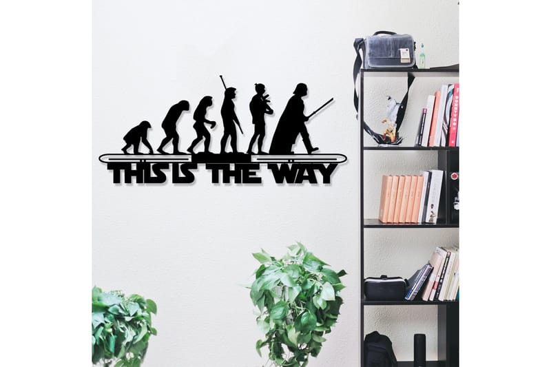 Evolution Väggdekor - Svart - Inredning & dekor - Väggdekor - Skyltar - Plåtskylt