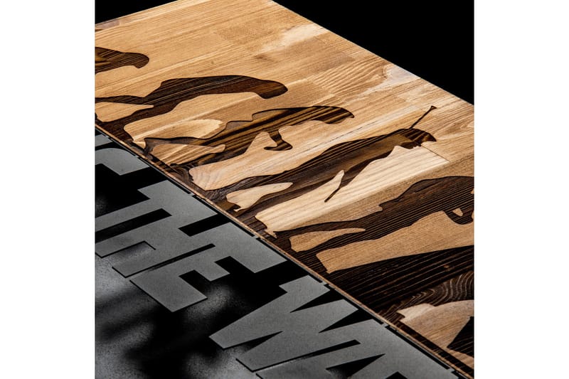 Evolution Väggdekor - Svart/Valnöt - Inredning & dekor - Väggdekor - Skyltar - Plåtskylt