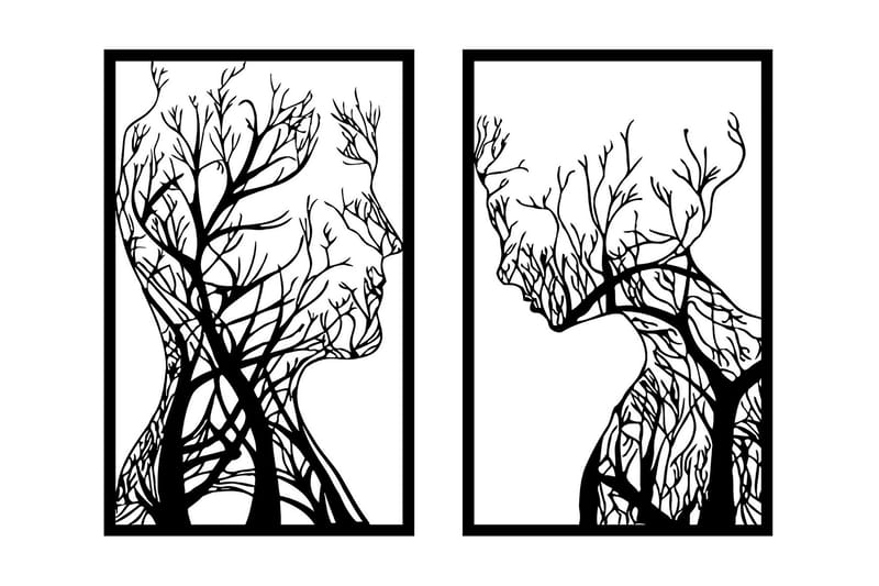 Extinction Väggdekor, Svart