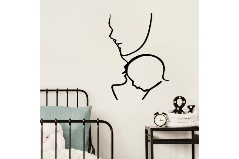 Family Väggdekor - Svart - Inredning & dekor - Väggdekor - Skyltar - Plåtskylt