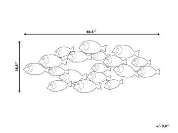 Fermium Väggdekoration 123 cm - Grön - Inredning & dekor - Väggdekor - Skyltar - Plåtskylt