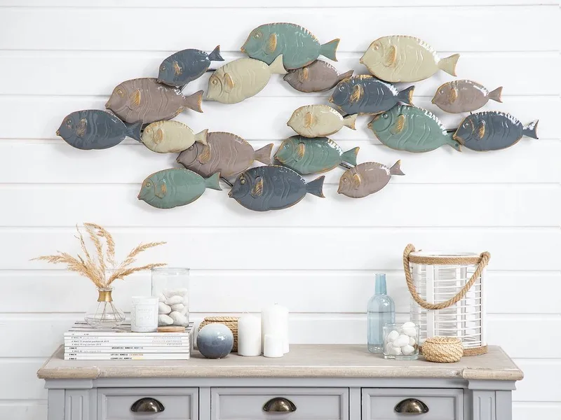 Fermium Väggdekoration 123 cm, Grön