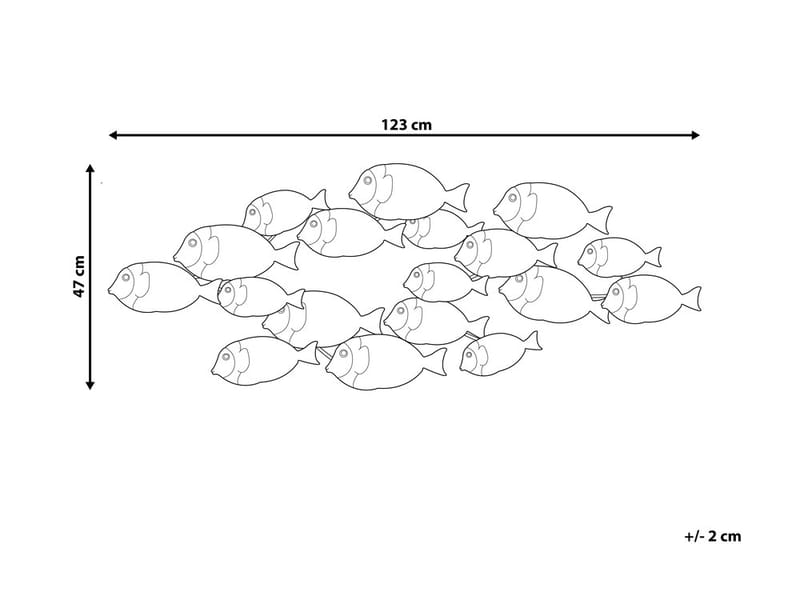 FERMIUM Väggdekoration 123 cm - Inredning & dekor - Väggdekor - Skyltar - Plåtskylt
