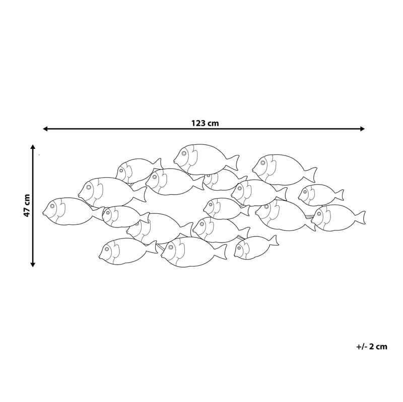 FERMIUM Väggdekoration 123 cm - Inredning & dekor - Väggdekor - Skyltar - Plåtskylt