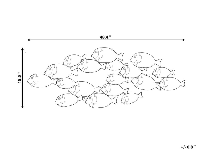 FERMIUM Väggdekoration 123 cm - Inredning & dekor - Väggdekor - Skyltar - Plåtskylt